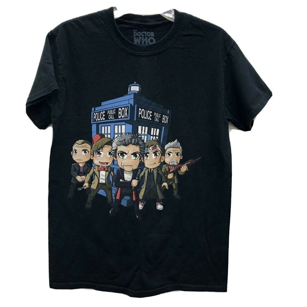 Doctor Who Police Call Box Starry Night Womens SM